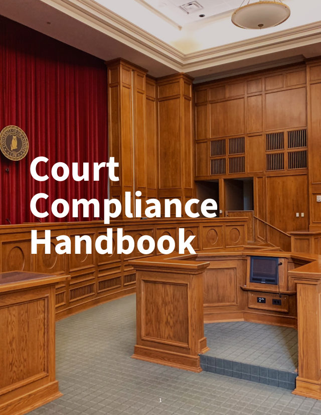 Court Compliance Handbook cover