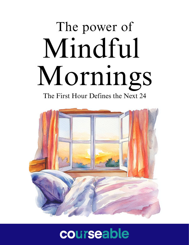 The Power of Mindful Mornings cover