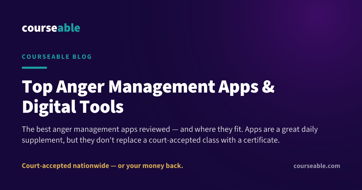 Top Anger Management Apps & Digital Tools (Reviewed)