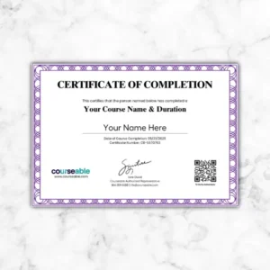 Premium Printed Certificate (includes Free Shipping)
